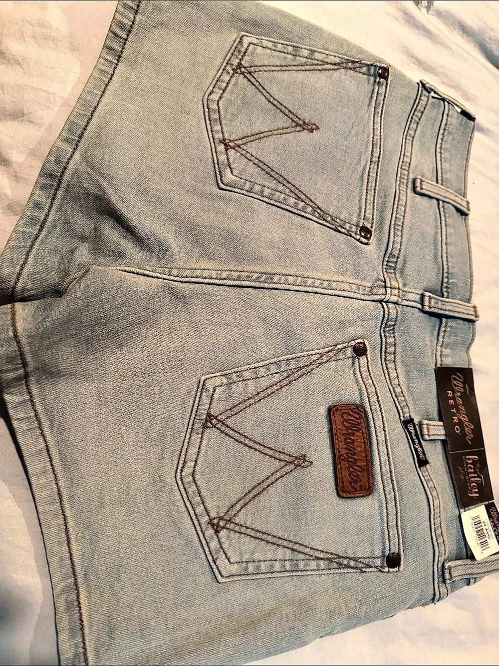 Wrangler Retro Jean Shorts in Blue Waist 29 NWT